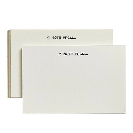 GRAPHIC IMAGE Letter Press Notecard Set