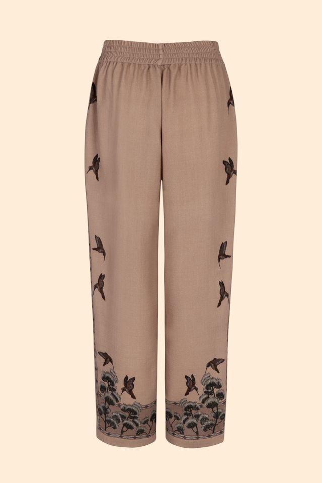 SABINA SAVAGE The Wolf You Feed Wool Crepe Trousers
