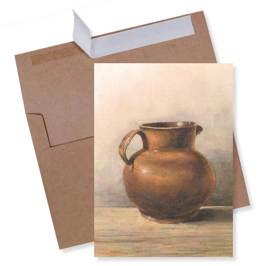 BRANDED K CO Antique Pottery Greeting Card