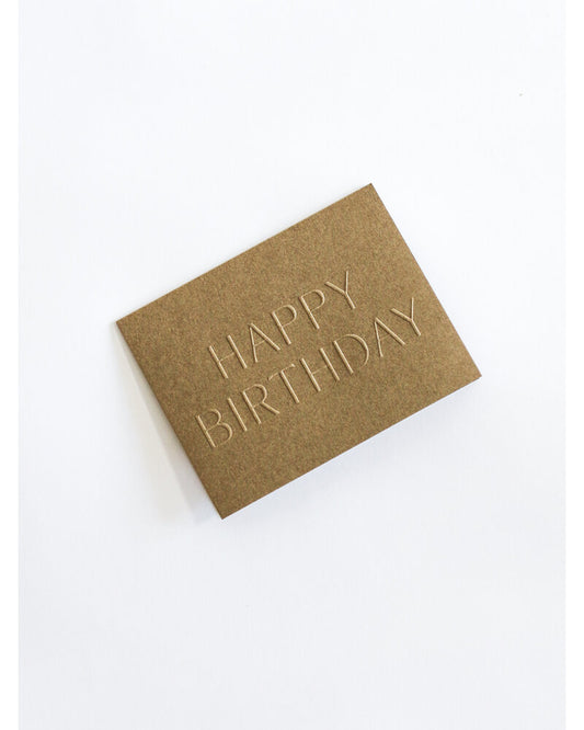 JAYMES PAPER Happy Birthday Card No. 10