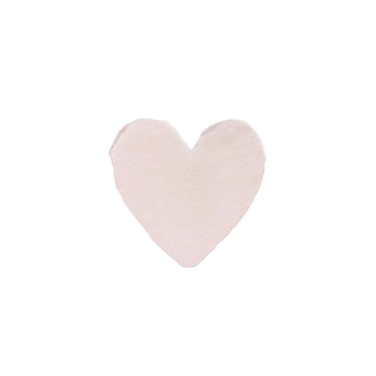 OBLATION PAPERS & PRESS Blush Petite Handmade Paper Heart