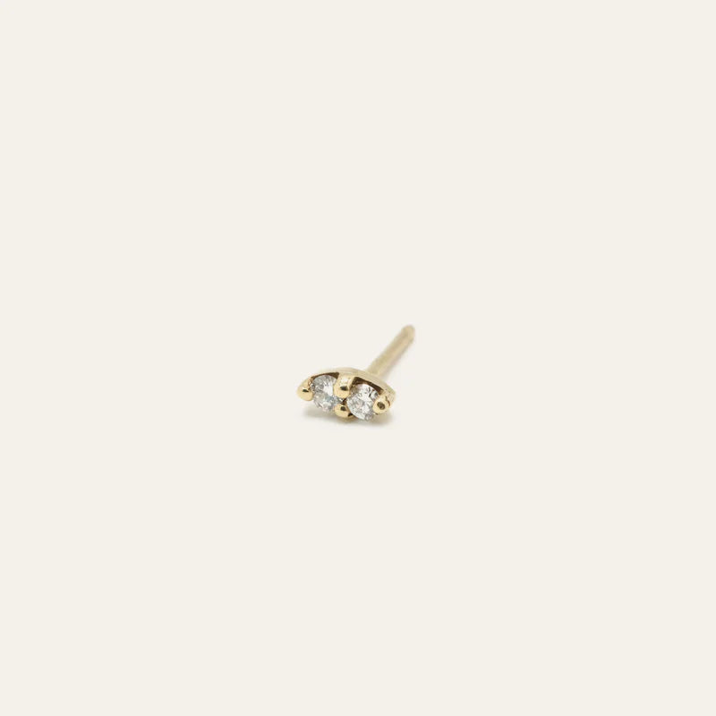 GJENMI Twin Diamond Earring Single