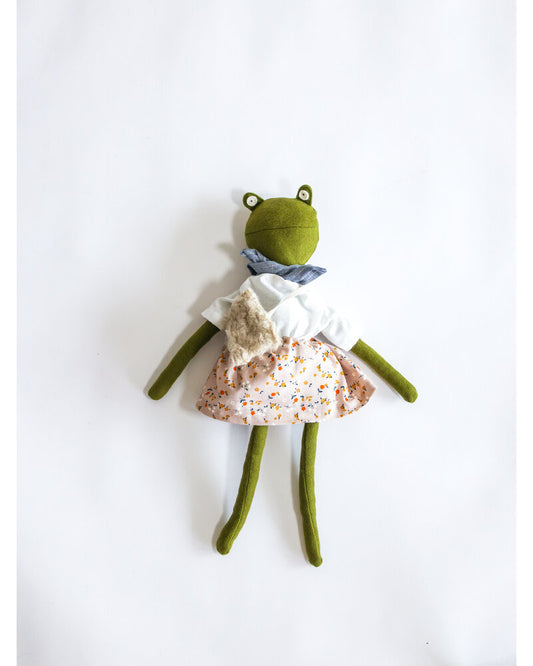 WOOLGRASS FARM Fern the Frog Doll